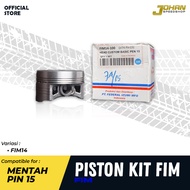 Piston Kit Fim14 73mm 74mm 75mm Pin 15 Johan Garage
