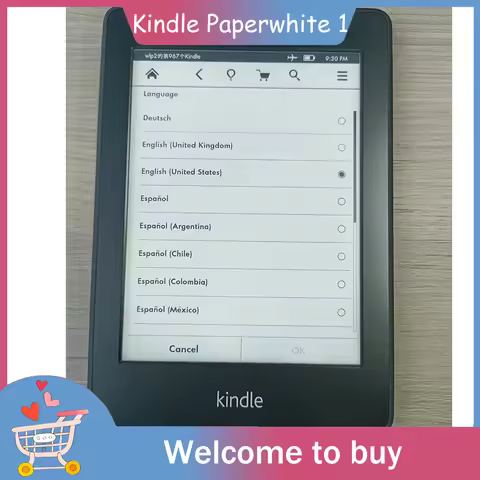 100%Original Kindle E-book Reader Kindle Paperwhite 1 Ereader 6" E-ink Touch Screen with Backlight K