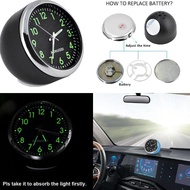 [CODE E6EYD] GLOW IN THE DARK ANALOG QUARTZ CAR CLOCK QUARTZ CAR INTERIOR CLOCK