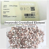 ❤Hotfix ORIGINAL Swarovski Crystalized Elements (ss16 & ss10) Batu Tampal Swarovski  Austria Manik T
