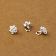 925 silver charm with lotus hanger - 925 silver charm - Code CB354