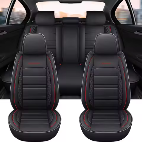 Full Coverage Pu Leather Car Seat Covers for VOLVO XC60 XC90 XC40 XC70 S60L C30 S80 S90 V50 V60 Car 