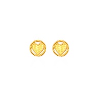 Nouria Love Earring in 916 Gold by Ngee Soon Jewellery