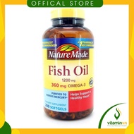 Omega 3 Nature Made Fish oil Fish oil 1200mg Box Of 200 Tablets