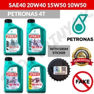 100% ORIGINAL PETRONAS SPRINTA 4T F700 15W50 F100 SAE40 F300 20W40 F900 10W50 ENGINE OIL MOTORCYCLE 