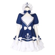 Hololive Minato Akuya Halloween Cosplay Costume - Women’s Sailor Uniform