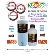 BIOFLOC Booster - Em4 + Psb + Probiotic -Aquaculture system(Lobster Air Tawar)(Betta)(Guppy)(Talapia