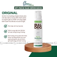 Xịt Khử Mùi Toàn Thân Nam Bulldog Skincare Spray Deodorant 125ml - 3 Mùi Hương