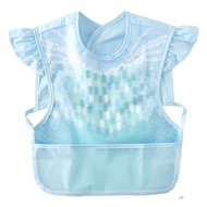 迪士尼魔法奇緣 - 【超靚飯衣/圍裙】 Frozen Elsa 圍兜/口水巾/口水肩/圍裙/罩衣/飯衣/防水衣 /畫畫衣｜兒童 /幼兒適用｜平行進口