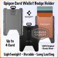 Spigen ID Badge Card Name Tag Holder ATM Wallet Money Clip Slim RFID Original New Wallet Card Cover