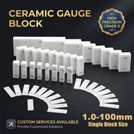 Blok Pengukuran Seramik 2-100mm Grade 0 | For Caliper/Micrometer Standard Measurement | High Precisi