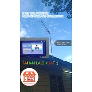 HDTV DIGITAL OUTDOOR AREA ANTENNA (DV3 T2) AERIAL <FULL HD>DTV CHANNEL (AND FREE CABLE) 天线 送wayar TV