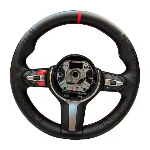 Car Steering Wheel Cover Braid PU Leather For BMW F87 M2 F80 M3 F82 M4 M5 F10 F11 F12 F13 M6 F85 X5 