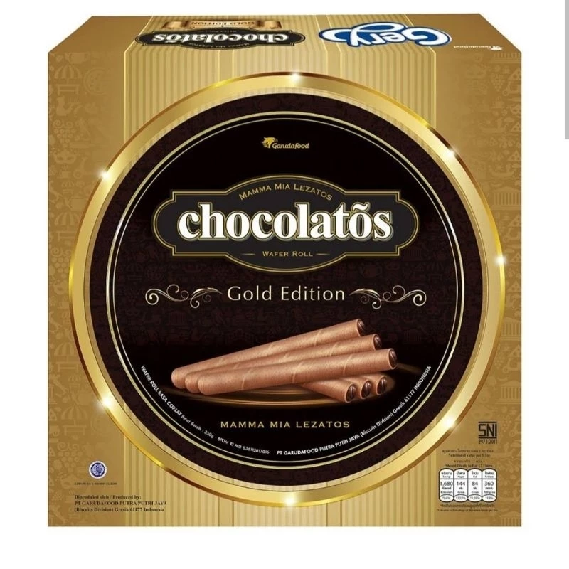 Gery chocolatos gold edition 350gm โรลช็อกโกแลต เข้มข้น