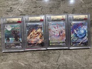 Beckett 評級寶可夢卡牌 Umbreon Vmax, Flareon V, Sylveon Vmax, Vaporeon V