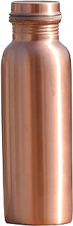 HEALTHANDWEALTH Pure Copper Bottle 750 ML water Hold | Copper Bottle Joint free and Leak Proof | 100% Natural Ingredients Copper water bottle 750 ml