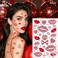 BLISS 3D Crystal Face Sticker, Makeup Sticker Sparkling Face Temporary Tattoos, Scrapbook Journal Rh