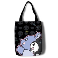 Kuromi kuromi kuromi kuromi Baku Canvas Bag Shopping Bag Shoulder Bag Cute Girl Bag