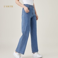 Eyouth 10172 Women Urban Ease Straight Jeans