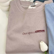 Áo thun 3158 form rộng tay lỡ ONCE UPON A DECEMBER