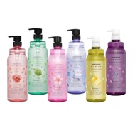 Watsons Botanical Bodywash Rose Sea Fennel Cherry Blossom White Tea 1 Liter