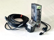 ชุด    Servo drive เซอร์โวแอมพลิฟายเออร์ ซีรีส์ MR-J4 (MR-J4-20B + HG-KR23)   พร้อมสายไฟครบชุด พร้อม