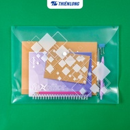 Combo 30 Bìa nút F4 Flexoffice Thiên Long FO-CBF01 bìa đựng tài liệu hồ sơ báo cáo độ bền cao đựng t