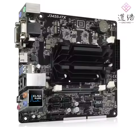 For ASROCK J3455-ITX Motherboard 16GB PCI-E2.0 M.2 HDMI DDR3 Mini-ITX J3455 Mainboard 100% Tested Fu
