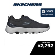 Skechers สเก็ตเชอร์ส รองเท้าผู้ชาย Men GOwalk Massage Fit GOwalk Shoes - 216404-CHAR Dual-Density Hyper Burst Machine Washable Massage Fit