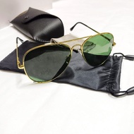 Spek Aviator Lens Kaca g15 / Black 58MM