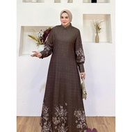 Lisa Nisa Gamis Dress for Muslim Women, Luxurious and Elegant Party Dress By HMF Luxury Eid Collecti