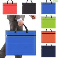 ROBEN A3 Portable File Bag, Oxford Cloth Zipper A3 File Bag, Durable File Organizer A3 Waterproof Do