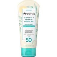 Aveeno Positively Mineral Sensitive Skin Sunscreen Spf50 88Ml