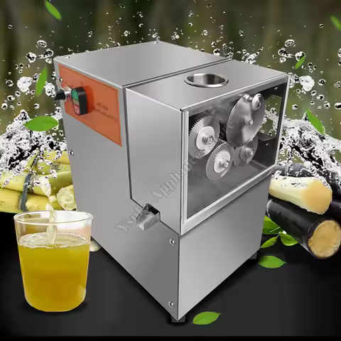 Commercial Electric Sugarcane Juicer Pressing Equipment High Speed Machine