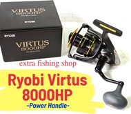 REEL RYOBI VIRTUS 6000/VIRTUS 8000HP POWER HANDLE BONUS MINNOW