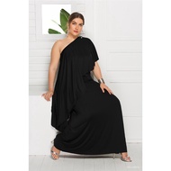 Spot Goods⊙Formal Elegant Gown for ninang Wedding Plus Size Summer Dress for Women on Sael Long Part