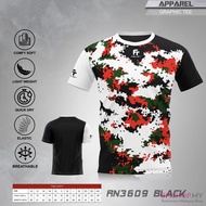 FELET Shirt RN3609 Pixelate Design (Black) Baju Felet