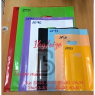 Flexible glossy PE nylon bag - many colors, many sizes