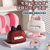 Taiwan Dopamine Bow Contrast Color Tissue Box Household Living Room Coffee Table Double-Layer Paper 