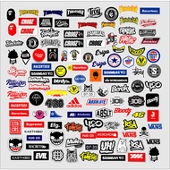24 pcs random stickers, random brand stickers, distro stickers, waterproof vinyl material