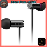 final E500 In-Ear Headphones [Recommended for VR Binaural ASMR 360 Audio] Black