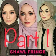 ARAB FRINGE SHAWL, SOFT & IRON-Less COTTON