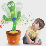 New Dancing Cactus Talking Cactus Baby Toys Sing 120pcs Music Songs Recording Repeats What You say Presents for Kids