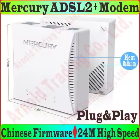 Plug&Play ADSL ADSL2 ADSL 2+ Modem 8Mbps 24Mbps High Speed DSL Internet RJ11 RJ45 Modem, RFC1483 EoA