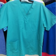 baju t shirt perempuan SCRUB TOP MEDICAL WEAR