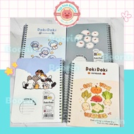 XO COMBO of 2 A5 HT spring notebooks 200 pages DOKI DOKI/HOME - HARDCOVER - RANDOM DELIVERY