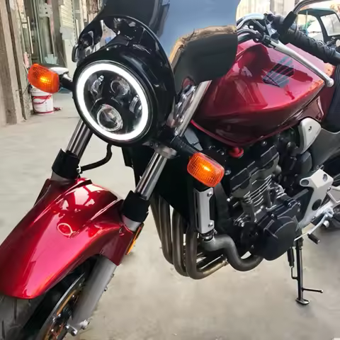 For BMW R nine t Kawasaki Z900rs Keeyway Superlight 125 155 Zontes G1 6.5 inch LED Motorcycle Headli