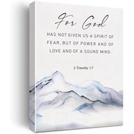 Christian Canvas Wall Art For God Has Not Given Us The Spirit of Fear 2 Timothy 1_7 Canvas Print Pos