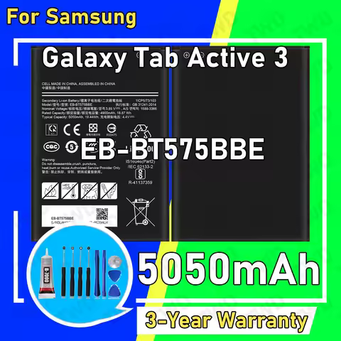 EB-BT575BBE Large capacity 5050mAh Battery For Samsung Galaxy Tab Active 3 Batteries New High Quanli