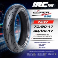 TAYAR TYRE TUBELESS IRC THAILAND IRC IZS SUPER SPORT S99 TAYAR MEDIUM COMPOUND 70/90-17 80/90-17
